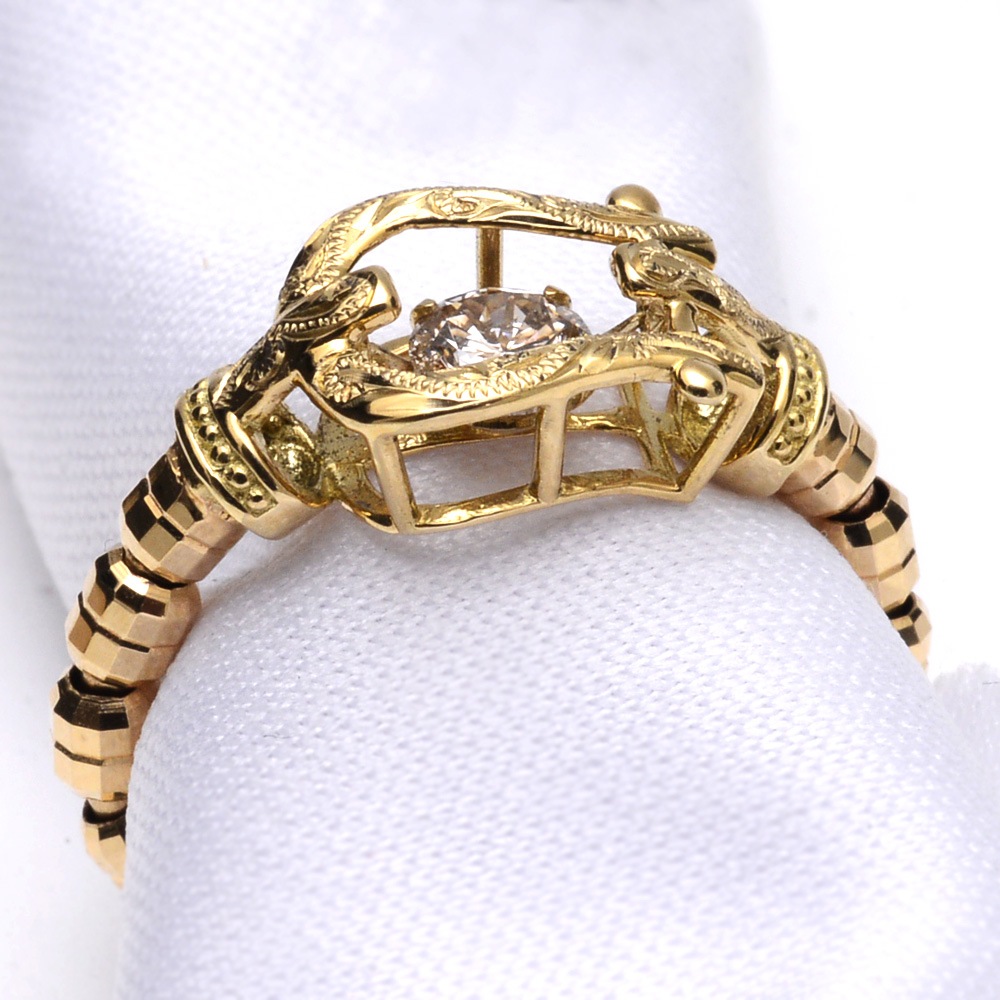 ϥ磻󥸥奨꡼  K18 󥷥  0.3ct  (Weliana) 18 wri2154
