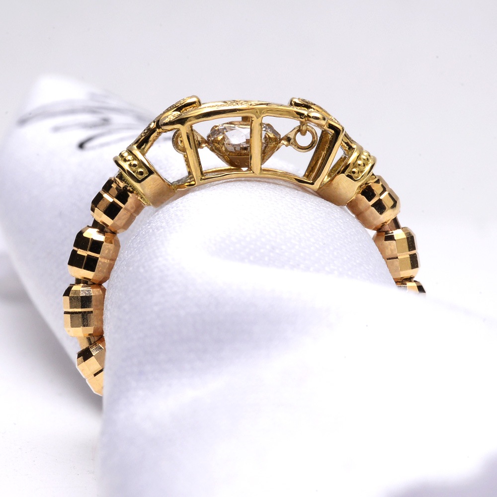 ϥ磻󥸥奨꡼  K18 󥷥  0.3ct  (Weliana) 18 wri2154