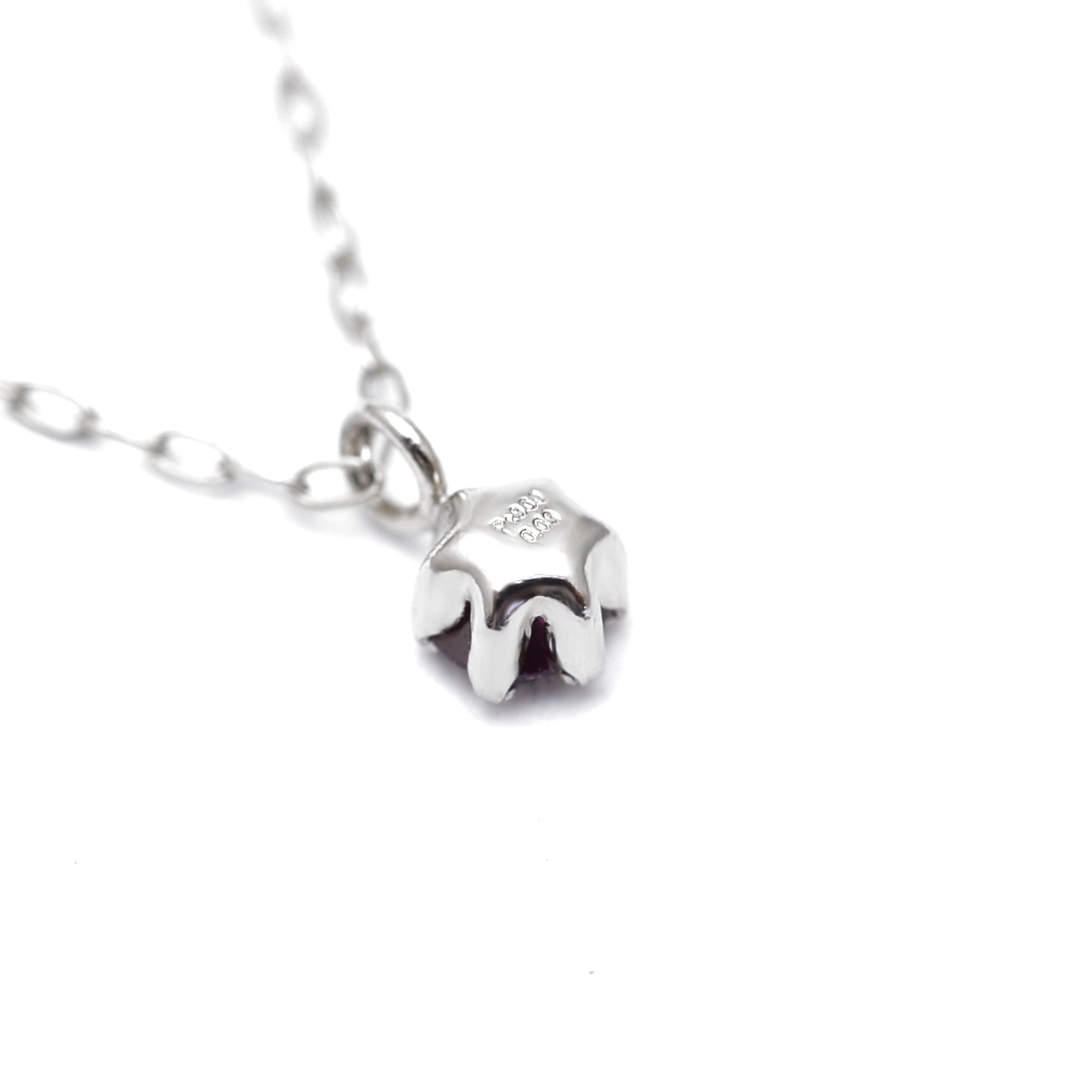 k18ͥå쥹 ϥ磻󥸥奨꡼ ͥå쥹 γͥå쥹 ϥ磻ե󥷡ɥͥå쥹 ϥӥå 0.09ct Pt900 K18 (Pt850) ane1617
