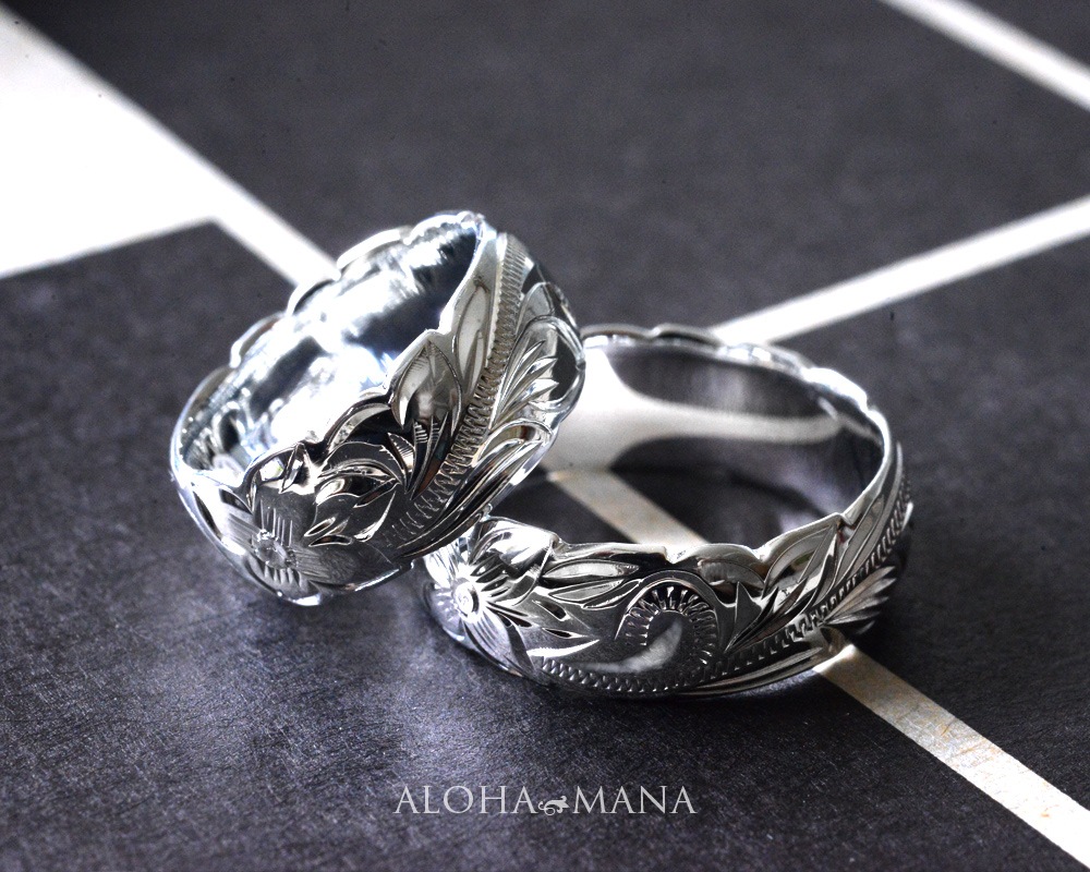 �ڿ��̸����8mm�� ��� ���� �ϥ磻���󥸥奨�꡼ ����С� 925 ���åȥ����� �Х�� cvari7108sv