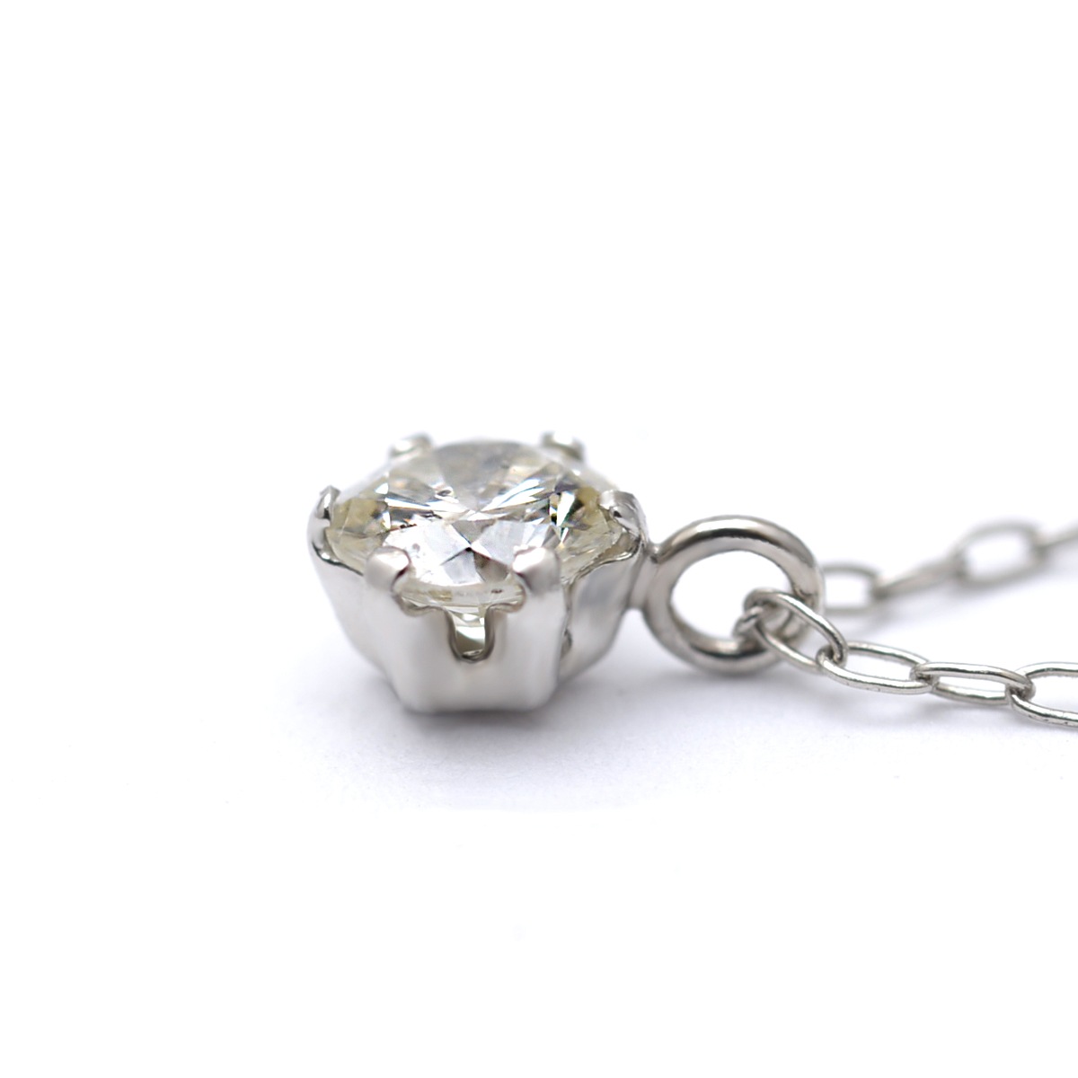 k18�ͥå��쥹 �ϥ磻���󥸥奨�꡼ �ͥå��쥹 ��γ������ͥå��쥹 �ϥ磻����ե��󥷡�����������ɥͥå��쥹 �磻�ᥢ���󥻥å� 0.15ct Pt900 K18 (��������Pt850) ane1618