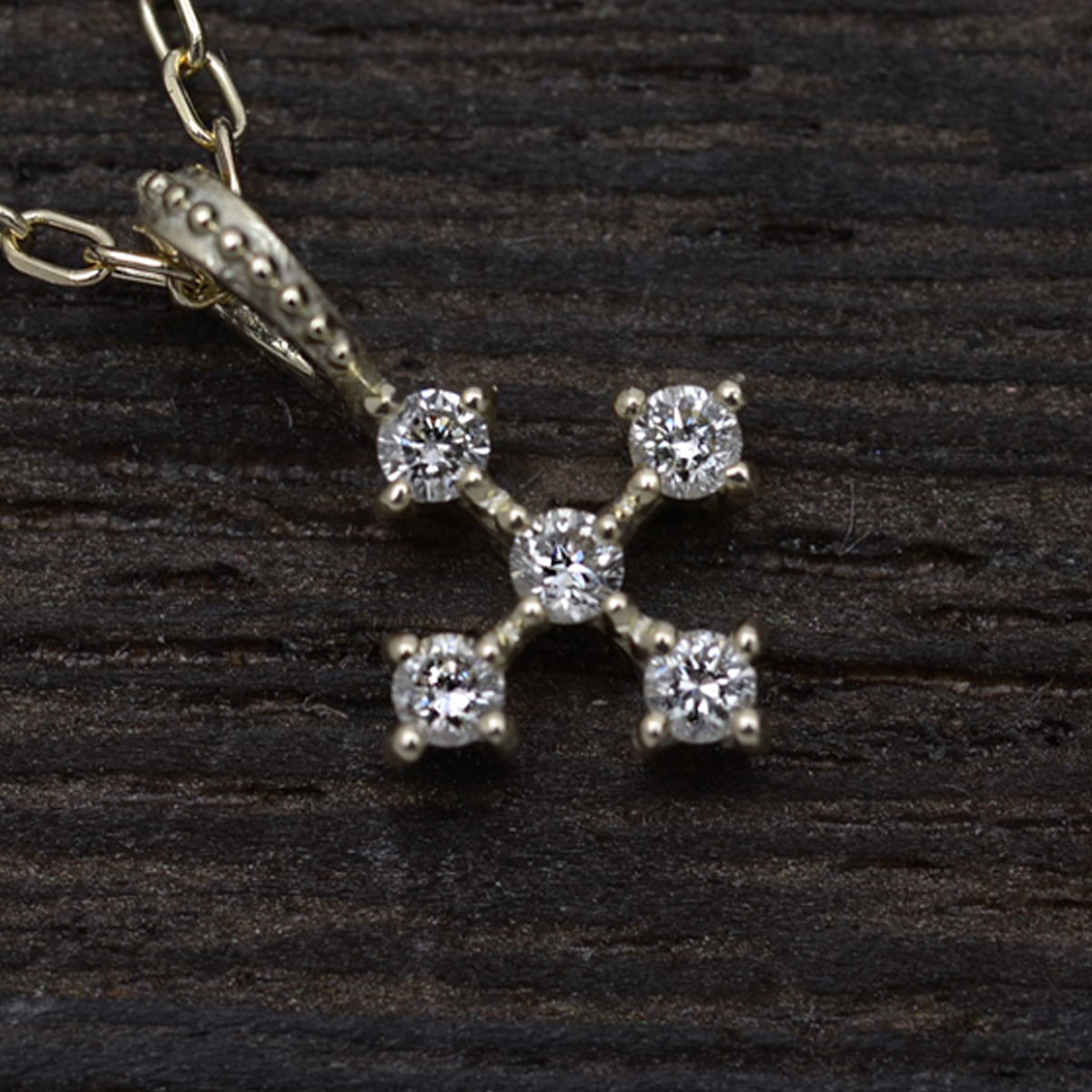 K18 ɥͥå쥹 (RERALUy)ɥեݥ ڥ ͥå쥹 0.03ct rne1679k18