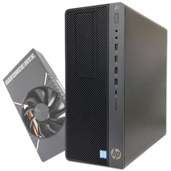 中古 ゲーミングPC GeForce RTX 2070 HP Z1 Entry Tower G5 Core i7 