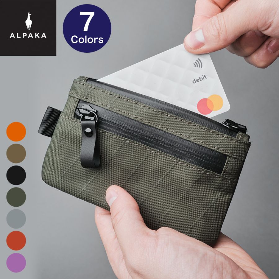 Zip Pouch ポーチ ミニバッグ 財布 バッグインバッグ [ALPAKA/アルパカ][送料無料]
