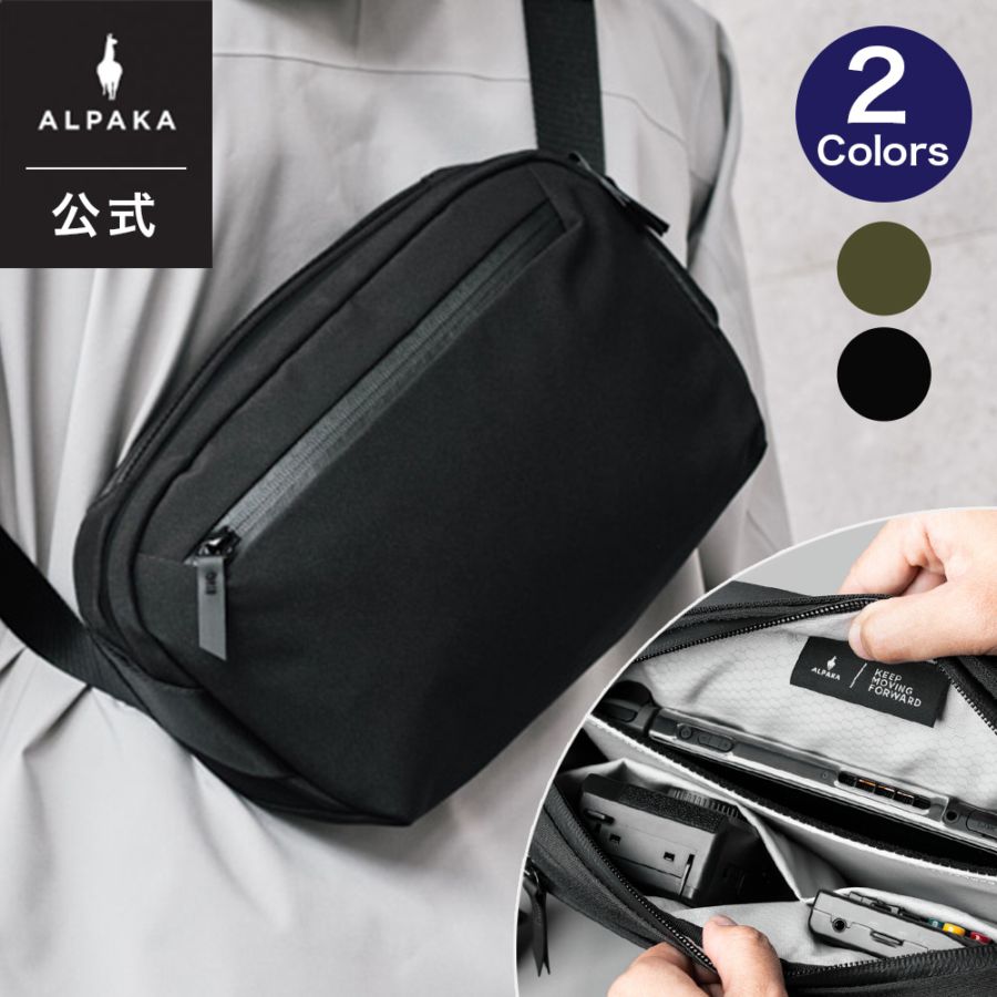 ALPAKA]GO SLING MINI V2 ブラック GO SLING MINI V2 | SLING & SHOULDER | 【公式】ALPAKA (アルパカ)