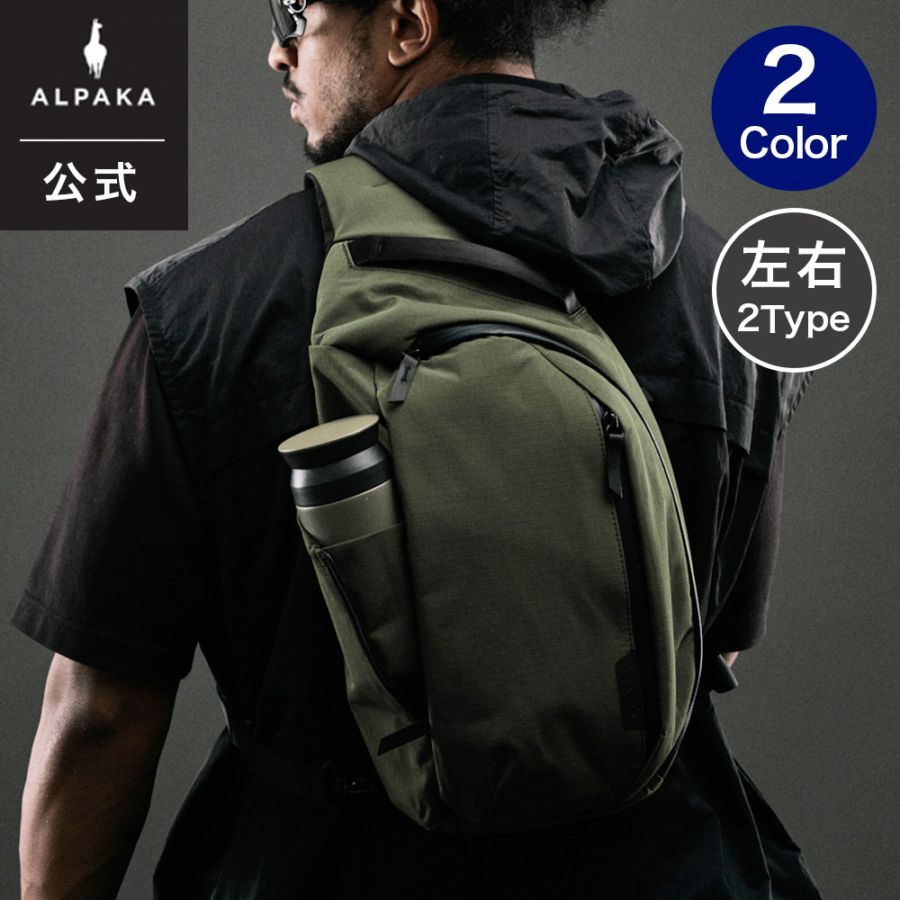 極美品 ALPAKA アルパカ ボディバッグ ネイビー 000000000065_fPeFb0w.jpg