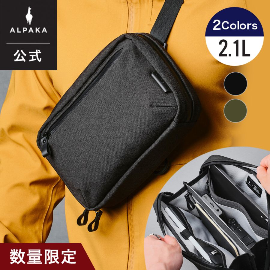 極美品 ALPAKA アルパカ ボディバッグ ネイビー 極美品 ALPAKA アルパカ ボディバッグ ネイビー ALPAKA 最大36