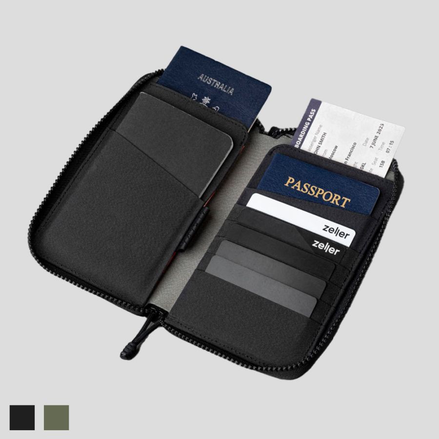 ZIP PASSPORT WALLET