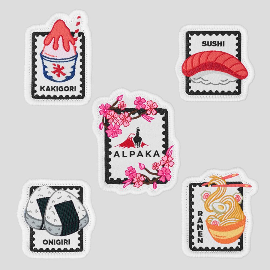◆オーダー用◆ダイカット アルパカ DAILY MOMENTS PATCH COLLECTION JAPAN EDITION 3rd | ACCESSORIES
