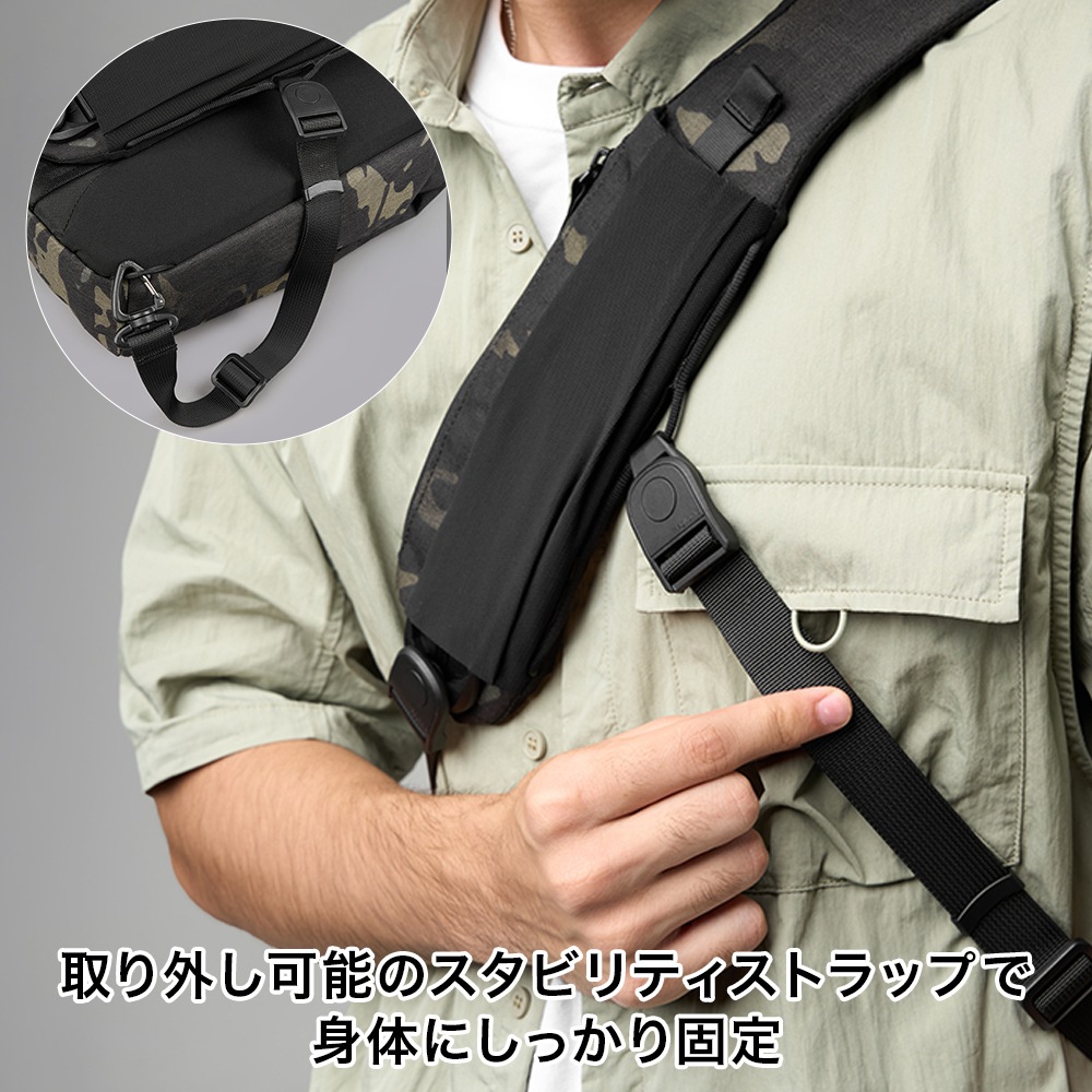 METRO CROSSBODY X-PAC MULTICAM BLACK | SLING & SHOULDER | 【公式