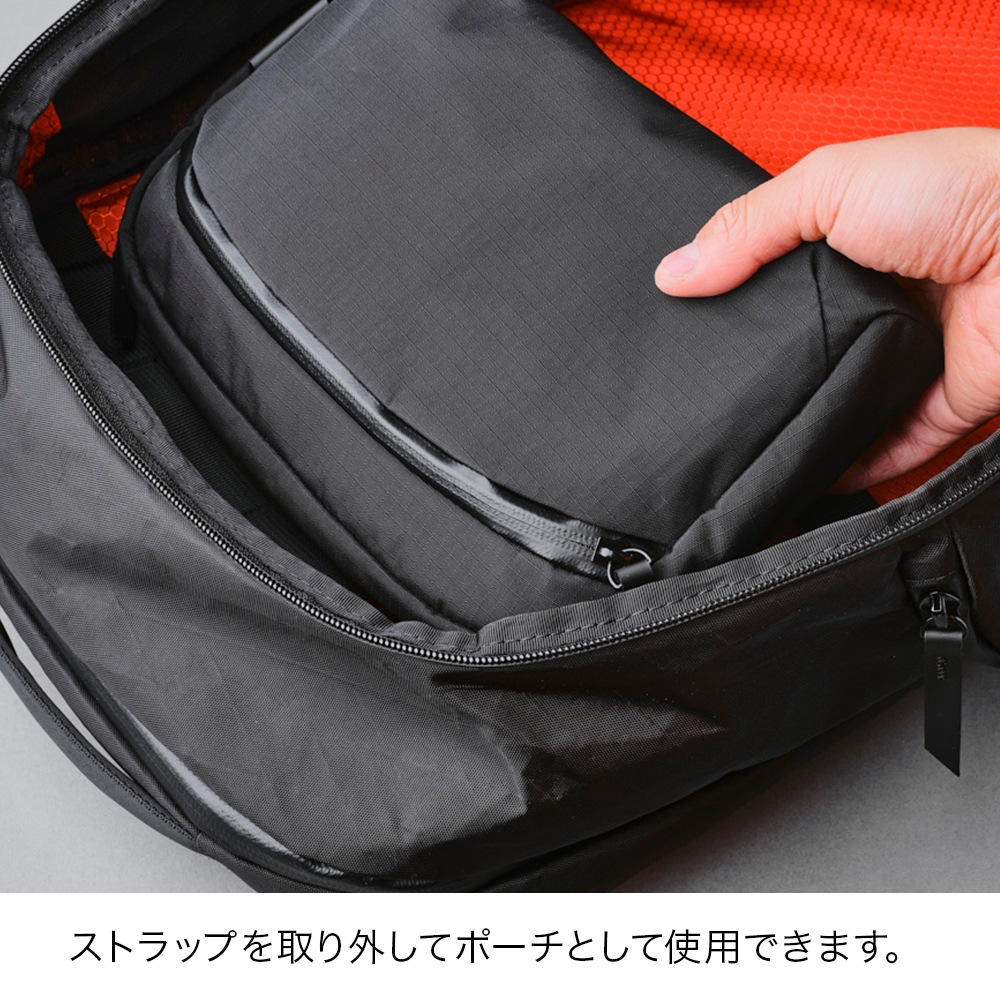 数量限定 FLIGHT SLING BLACK/ORANGE スリング ボディバッグ