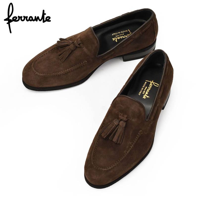 Ferrante【フェランテ】タッセルローファー ARNO ETON CAMOSCIO T.MORO