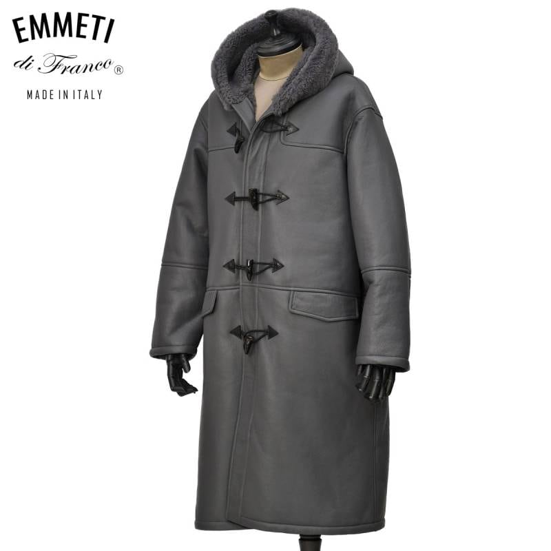 EMMETI【エンメティ】ムートンダッフルコート MONTY SP MOUTON GRIGIO