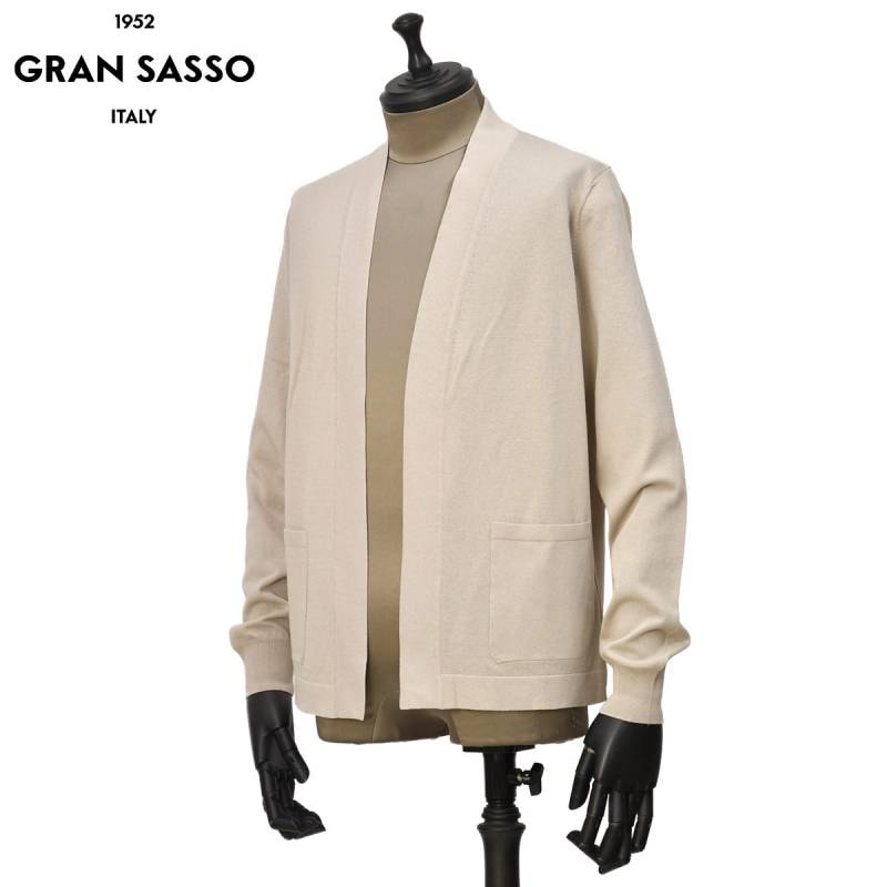 GRAN SASSO【グランサッソ】ボタンレスカーディガン 57185 20649 010
