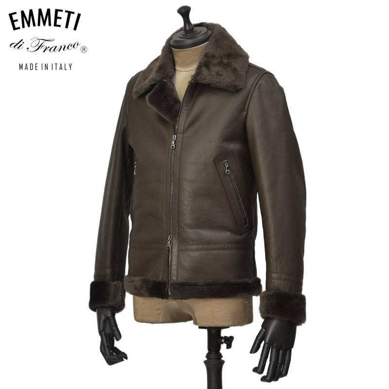 EMMETI【エンメティ】B-3型ムートンブルゾン ORWELL SP MOUTON FANGO