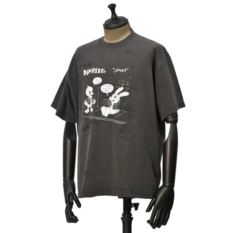 DOMREBEL【ドムレーベル】プリントTシャツ LENDER T SHIRT CRYSTALS