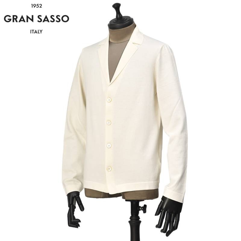GRAN SASSO【グランサッソ】襟付きカーディガン 57105 18129 007