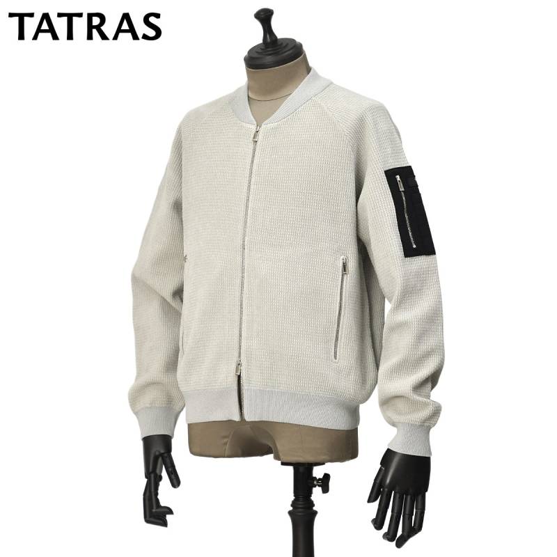 決算大感謝SALE】TATRAS【タトラス】MA-1型ニットブルゾン GAVRIO