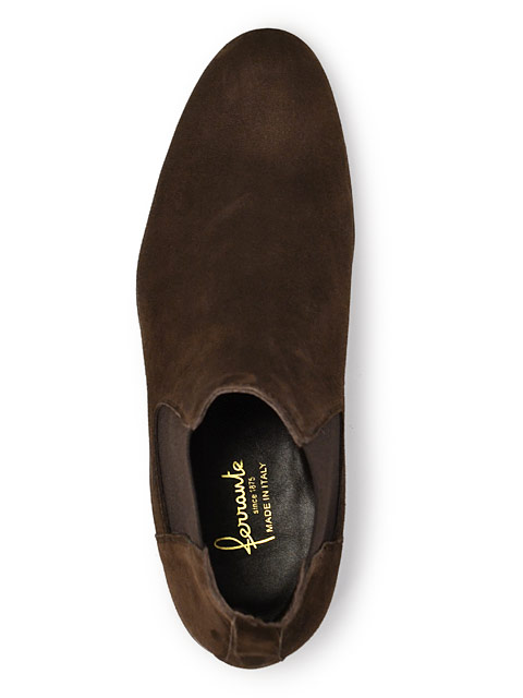 Ferrante【フェランテ】サイドゴアブーツ JUST ETON CAMOSCIO FONDENTE