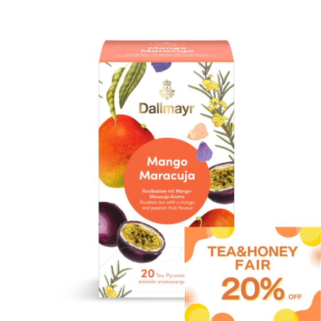 【TEA＆HONEY】ピラミッドティー　ルイボスマンゴーパッション