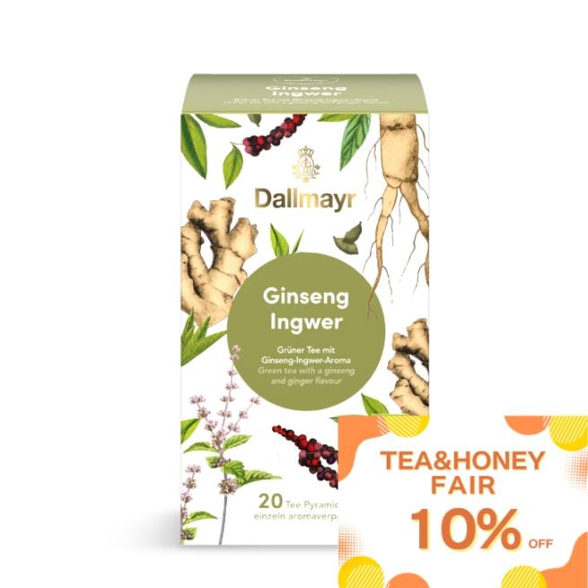 【TEA&HONEY】ピラミッドティ　ジンセンジンジャー