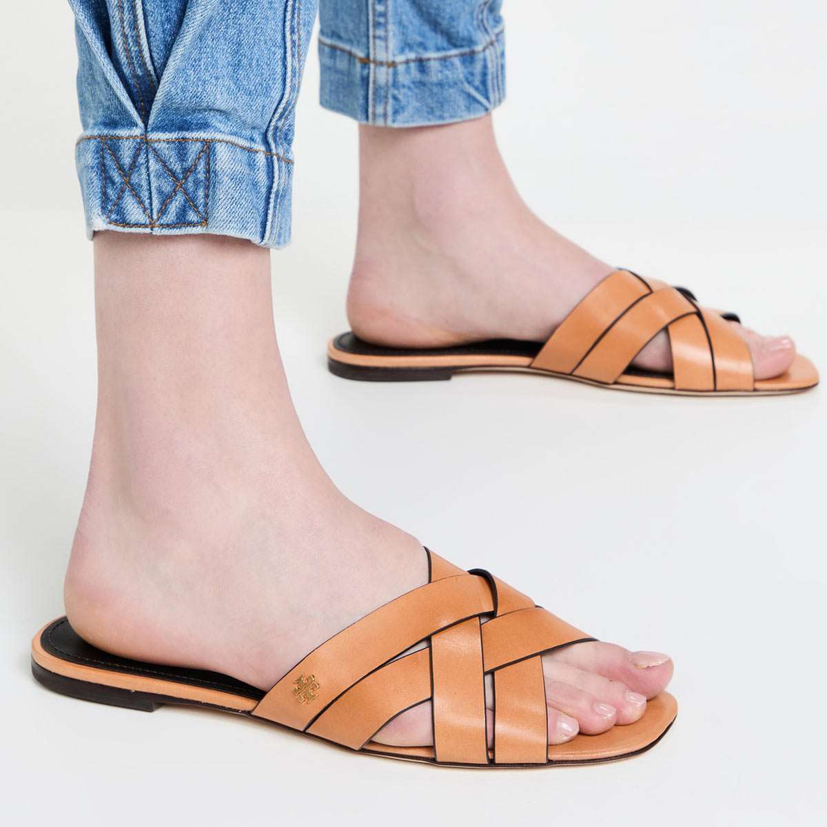 トリーバーチ サンダル レディース ぺたんこ つっかけ 歩きやすい ブランド おしゃれ 大きいサイズあり Tory Burch