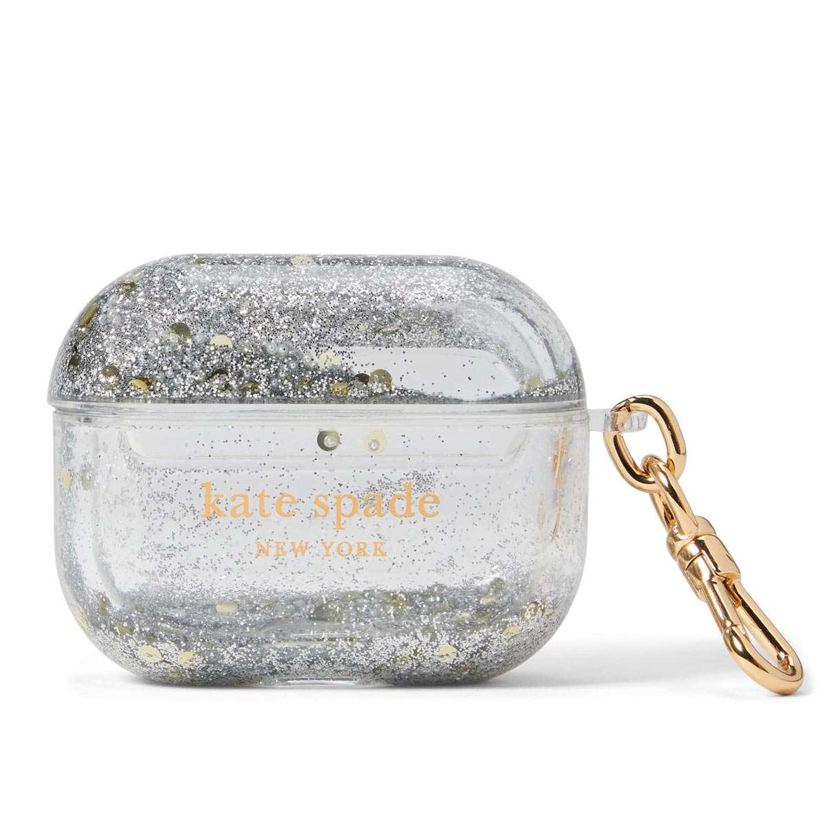 ケイトスペード airpods proケース おしゃれ ブランド かわいい キラキラ クリア katespade Kate Spade New York