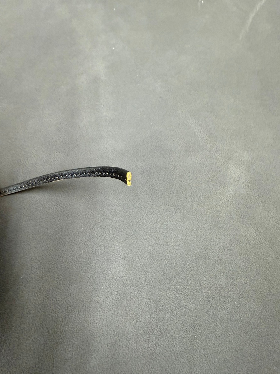 茶芯ホースハイド革紐<br>　3.5ｍｍ　4.0ｍｍ<br>