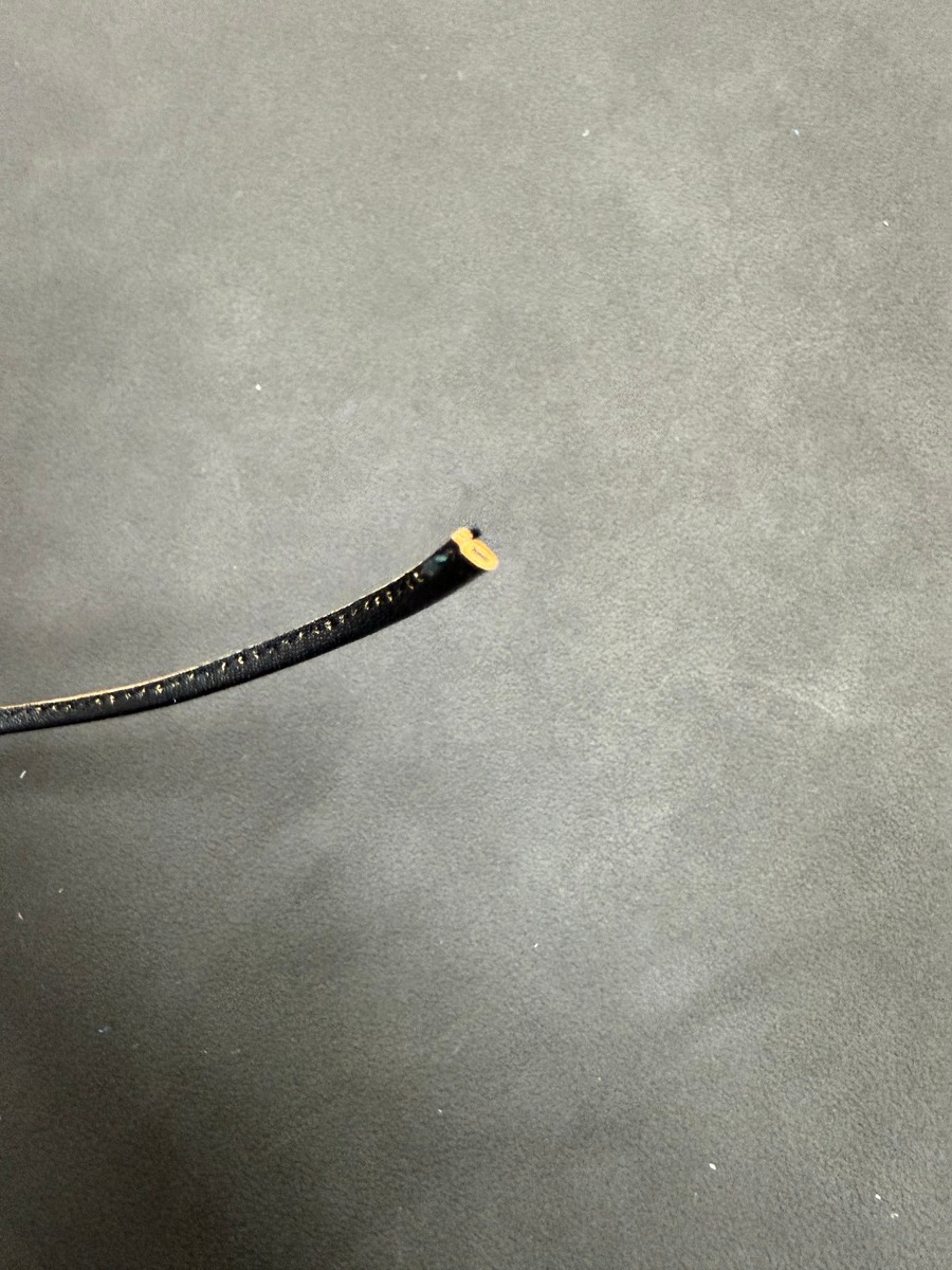 茶芯ホースハイド革紐<br>　3.5ｍｍ　4.0ｍｍ<br>