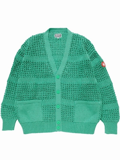 C.E. Cavemptメッシュワッフルジップカーディガン - カーディガン
