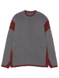 【C.E/CAVEMPT】 OVERDYE RED FRAME KNIT CES18KN02|CAV-EMPT (C.E)