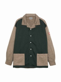 【C.E/CAVEMPT】 OVERDYE OPEN COLLAR SHIRT CES19SH06|CAV-EMPT (C.E)