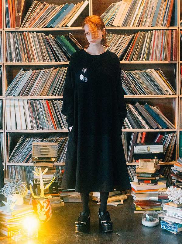 STOFストフ】 Mohair Knit Mix Onepiece SF21AW-12(3色