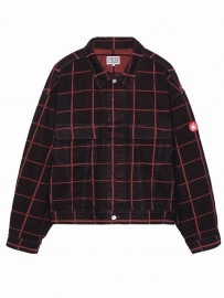 【SALE】【C.E/CAVEMPT】 OVERDYE GRID JQ DENIM JACKET CES20JK16|CAV-EMPT (C.E)