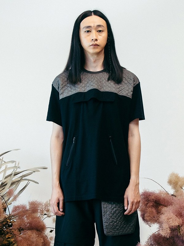05AW ART&CRAFT期 ストール付きダメージカットソー 05AW ART&CRAFT期 ストール付きダメージカットソー Tシャツ