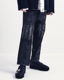 【ALMOSTBLACKオールモストブラック】 22SS-PT03 STRAIGHT SILHOUETTE PANTS(2色)|ALMOSTBLACK