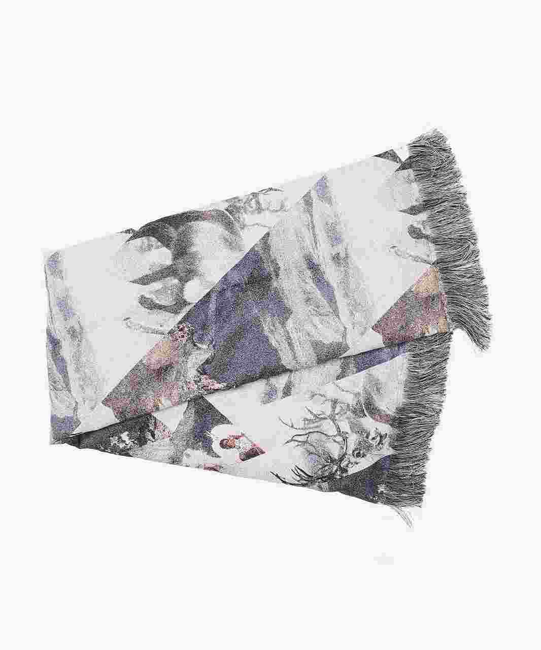 POINT2倍】【STOFストフ】 SF22AW-12 Flagments JQ stole (2色