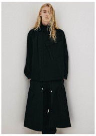【POINT2倍】【ALMOSTBLACKオールモストブラック】WVN DENIM MLTRY BLOUSON GRAY (22AW-BL01)|ALMOSTBLACK
