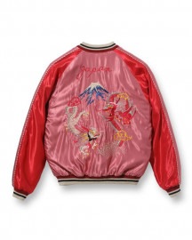 【TAILOR TOYO テーラー東洋】  Lot No. TT15173-162 / Early 1950s Style Acetate Souvenir Jacket “DUELLING DRAG