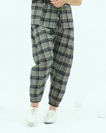 【受注】【POINT10倍】【BEDSIDEDRAMAベッドサイドドラマ】Checked sarrouel pants（bsd23SS-10）　(2色)|BEDSIDE DRAMA|先行受注