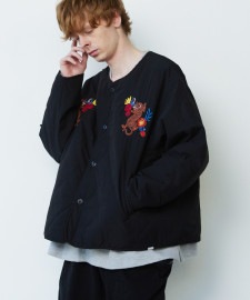 ■■【POINT2倍】【rehacerレアセル】Souvenir Army Quilting Jacket（01220100012）（２色）