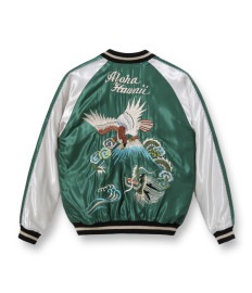 【TAILOR TOYO テーラー東洋】 Lot No. TT15273-145 / Late 1950s Style Acetate Souvenir Jacket “EAGLE & DRAGON”
