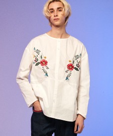 【rehacerレアセル】Garden Pullover Wide Shirt 01210200014