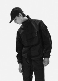 【POINT２倍】【ALMOSTBLACKオールモストブラック】 ×【D-VEC】×【加藤泉】WINDSTOPPER BY GORE-TEX LABS 2L POLARTEC OUTER / ゴアテッ