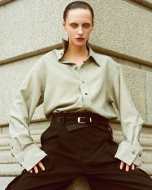 【先行受注】【POINT10倍】【Rich I/リッチアイ】　IRREGULAR BUTTON SHIRT (Rich I-05-SH-01)　（2色）|Rich I（リッチアイ）|先行受注