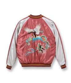 【TAILOR TOYO テーラー東洋】 Early 1950s Style Acetate Souvenir Jacket “WHITE DRAGON” × “LANDSCAPE”