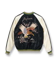 【TAILOR TOYO テーラー東洋】Early 1950s Style Acetate Souvenir Jacket “ROARING TIGER” × “EAGLE”