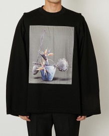 【POINT2倍】【ALMOSTBLACKオールモストブラック】CREW NECK REMOVABLE ARM SWEAT|ALMOSTBLACK