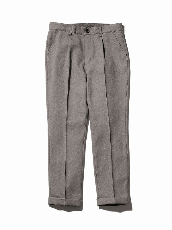 MR.OLIVEミスターオリーブ】 RETORO POLYESTER TWILL /ONE PLEATS STA