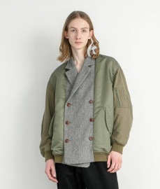 【受注】【POINT２倍】【STOFストフ】Trompe l’oeil Blouson(SF24AW-03) (2色）